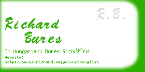 richard bures business card